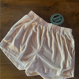 Sterling Kreek Women's Dream On Shimmer White Athletic Shorts XS